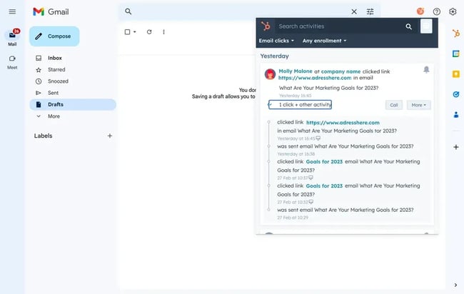 track cold email vs cold call performance in hubspot’s crm